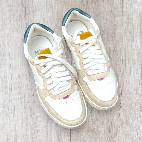 Madewell Court Low-Top Sneakers in Washed Nubuck and Suede Women's Size 5.5 - Picture 6 of 9